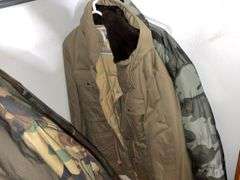 9 Winter Coats and Mixed Outerwear Including Camouflage Jackets