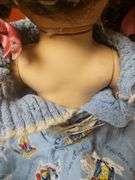 Antique Plastic Dolls, no marks, 22 and 10 in. Tall