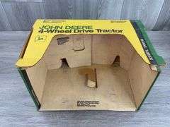 John Deere 4-Wheel Drive-Stock #597 & 5020 Tractor-Stock #555 Empty Boxes, 1/16, Ertl Toys