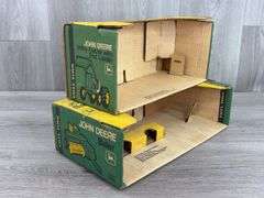 John Deere Utility W/Loader-Stock #517 & Baler-Stock #585 Empty Boxes, 1/16, Ertl Toys
