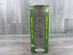 Empty Boxes-John Deere RC, 6410 W/Loader & 1923 D-1/16; Trailfire Snowmobile-1/10, Truck Bank-1/25; Gearbox Gas Pump; Miniature Toy Tractors-1/64