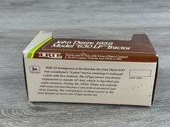 John Deere DC-3 Airplane Empty Box-SpecCast; Model A 40th Anniversary Empty Box, 1/16; JD Model A & 630LP, MH 44 & Case 500 Empty Boxes-1/43, Ertl; JD Cotton Picker Empty Box-1/80