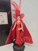 Bob Mackie Queen of Hearts Barbie Musical Statue
