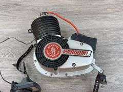 Mattel Inc. Real Motor Roar Hot-Rodder Engine, Battery Operated, 8 1/2”H, Some Broken Parts, Original Box