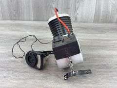 Mattel Inc. Real Motor Roar Hot-Rodder Engine, Battery Operated, 8 1/2”H, Some Broken Parts, Original Box