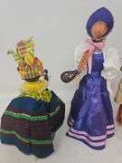 Small Dolls: Mexico, Russia, India, Caribbean, 7-10-in. In height