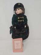 Catherine Rose porcelain doll by Janet Johnson, approx 17 in., Franklin Heirloom Dolls