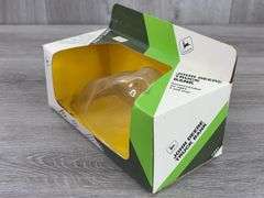 Empty Boxes-John Deere RC, 6410 W/Loader & 1923 D-1/16; Trailfire Snowmobile-1/10, Truck Bank-1/25; Gearbox Gas Pump; Miniature Toy Tractors-1/64