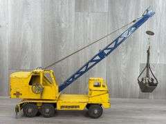 Clark Equipment Michigan Model T-24 Crane Truck, Truck Is 17”L, Nylint Toys