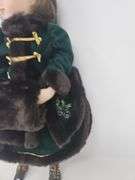 Catherine Rose porcelain doll by Janet Johnson, approx 17 in., Franklin Heirloom Dolls