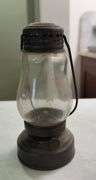 Mini Oil Lantern - Antique Early Ice Skaters Kerosene Oil Lamp Lantern