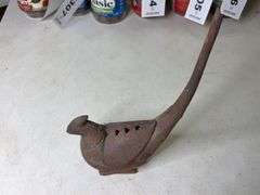 Cast Iron Pheasant Incense Burner