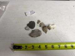 Assortment of Rocks and Arrowheads