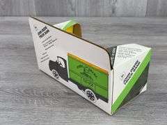 Empty Boxes-John Deere RC, 6410 W/Loader & 1923 D-1/16; Trailfire Snowmobile-1/10, Truck Bank-1/25; Gearbox Gas Pump; Miniature Toy Tractors-1/64