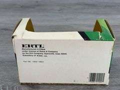 John Deere DC-3 Airplane Empty Box-SpecCast; Model A 40th Anniversary Empty Box, 1/16; JD Model A & 630LP, MH 44 & Case 500 Empty Boxes-1/43, Ertl; JD Cotton Picker Empty Box-1/80