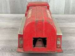 Tonka Toys Gasoline Tanker Truck, 15”L, Missing Parts