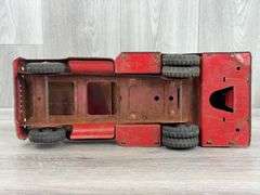 Tonka Toys Gasoline Tanker Truck, 15”L, Missing Parts