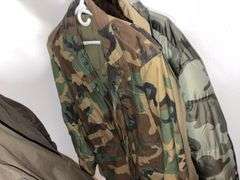 9 Winter Coats and Mixed Outerwear Including Camouflage Jackets