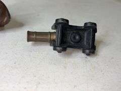Brass & Cast Mini Cannon Replica and Broken Cast Iron Mule Coin Bank
