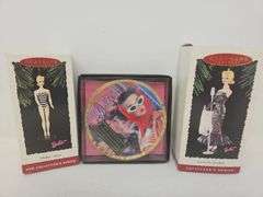 1994 & 1995 Hallmark Barbie Series Ornaments, 1& 2 in series, Barbie Small Collector Plate