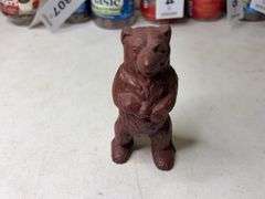 Cast Iron Standing Bear Figure