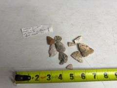 Assortment of Rocks and Arrowheads