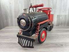 Keystone R.R. 6400 Ride-On Locomotive Engine, 26”L, Metal & Wood