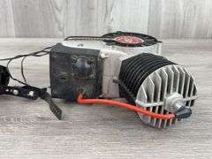 Mattel Inc. Real Motor Roar Hot-Rodder Engine, Battery Operated, 8 1/2”H, Some Broken Parts, Original Box