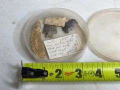 4 Worked Stone Arrowheads and Tools
