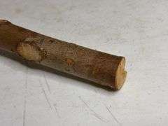 Stone Head Axe With Wooden Shaft 18in Long