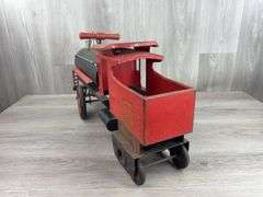 Keystone R.R. 6400 Ride-On Locomotive Engine, 26”L, Metal & Wood