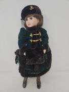 Catherine Rose porcelain doll by Janet Johnson, approx 17 in., Franklin Heirloom Dolls