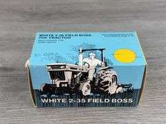 White 2-135-1/16 Ertl & 2-35-1/25 Scale Models Empty Boxes; Ford 8N & Allis-Chalmers WD-45 Empty Boxes-1/16, Ertl