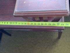 RCA ColorTrack Console Television and Two Tier Accent Table