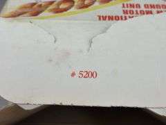 Marx Toys Battery Powered Motor Sound Unit, 8”H, Original Box-Torn End Flaps, Clean Battery Compartment, Mounting Hardware Included