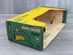 John Deere Utility W/Loader-Stock #517 & Baler-Stock #585 Empty Boxes, 1/16, Ertl Toys