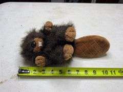 Vintage Ganz Billy Beaver Plush Small Dark Brown
