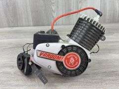 Mattel Inc. Real Motor Roar Hot-Rodder Engine, Battery Operated, 8 1/2”H, Some Broken Parts, Original Box