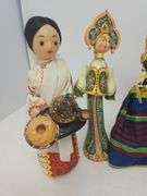 Small Dolls: Mexico, Russia, India, Caribbean, 7-10-in. In height