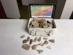 Assorted Rocks and Arrowheads Collection