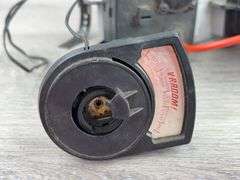 Mattel Inc. Real Motor Roar Hot-Rodder Engine, Battery Operated, 8 1/2”H, Some Broken Parts, Original Box