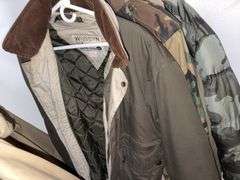 9 Winter Coats and Mixed Outerwear Including Camouflage Jackets