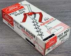 Ford Post Hole Digger For 961, 1/12, Hubley, Original Box