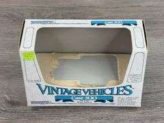 John Deere DC-3 Airplane Empty Box-SpecCast; Model A 40th Anniversary Empty Box, 1/16; JD Model A & 630LP, MH 44 & Case 500 Empty Boxes-1/43, Ertl; JD Cotton Picker Empty Box-1/80