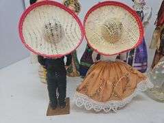 Small Dolls: Mexico, Russia, India, Caribbean, 7-10-in. In height