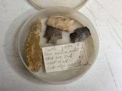 4 Worked Stone Arrowheads and Tools