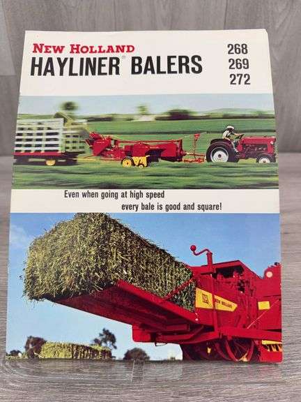 New Holland 268/269/272 Hayliner Balers Brochure