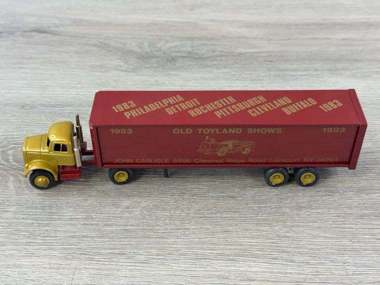 1983 Old Toyland Shows Tractor Trailer, 1/64, Winross
