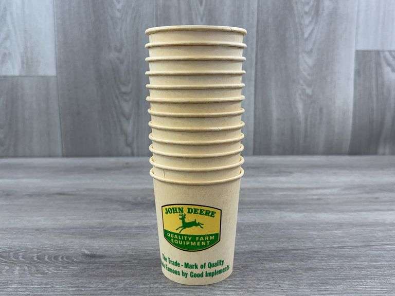 12 1950’s John Deere Days Cups, 3 1/2”H