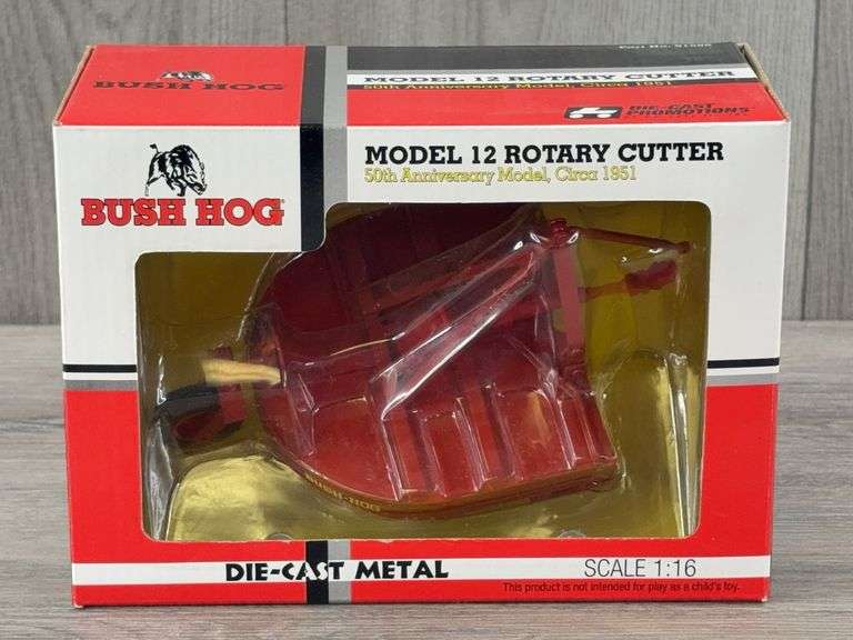 Bush Hog Model 12 Rotary Cutter, 1/16, 50th Anniversary Model, Die-Cast Promotions